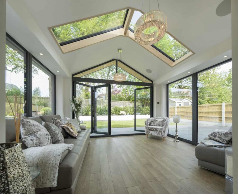 replace conservatory with extension